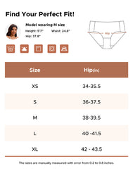 Women's Seamless No Show Bikini 6-Pack