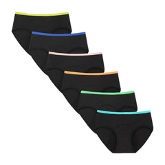 Girls‘ Cotton Period Underwear 6-Pack