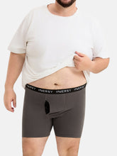 Men's Cotton Plus Size Boxer Briefs 5-Pack