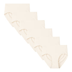 Women's Seamless No Show Bikini 6-Pack