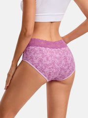 Women's Cotton Lace Hipster 6-Pack