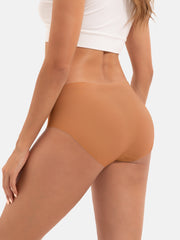 Women's Seamless No Show Hipster 4-Pack