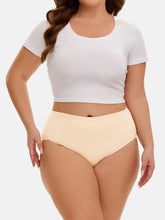 Women’s Plus Size High Cut Briefs 4-Pack