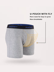 Boys' Aged 6-18 Cotton Boxer Briefs 5-Pack