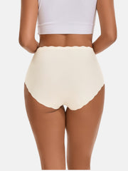 Women's Seamless No Show Wave Edge Briefs 5-Pack