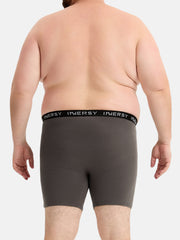 Men's Cotton Plus Size Boxer Briefs 5-Pack