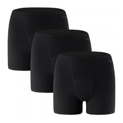 Women's Cotton High Waisted Period Boxer Underwear 3-Pack