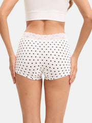 Women's Lace Cotton Soft Boyshorts 3-Pack