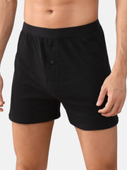 Men's Cotton Knit Boxer Shorts 4-Pack