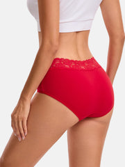 Women's Cotton Lace Hipster 6-Pack