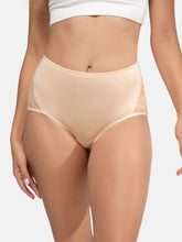 Women's High Waisted Lace Full Coverage Briefs 4-Pack