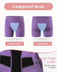 Girls‘ Aged 8-16 Period Boyshorts Underwear 2-Pack