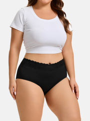 Women's Plus Size Lace Briefs 5-Pack