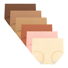 Women's Cotton High Waisted Briefs 6-Pack