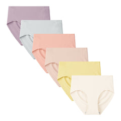 Women's Seamless No Show Bikini 6-Pack