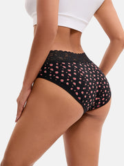 Women's Cotton Lace Period Underwear 3-Pack