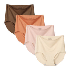 Women's Hi-Waist Seamless Briefs 4-Pack