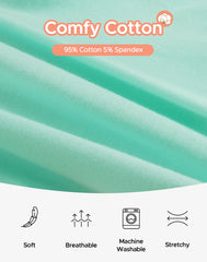 Girls‘ Aged 8-16 Contrasting Color Briefs 6-Pack