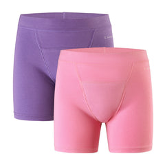 Girls‘ Aged 8-16 Period Boyshorts Underwear 2-Pack
