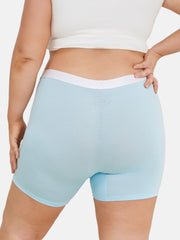 Women's Modal Plus Size Boyshorts Panties 2-Pack