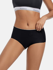 Women's No Show Briefs High Waist 3-Pack