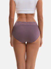 Women's Cotton Lace Briefs 5-Pack