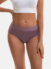 Women's Cotton Lace Briefs 5-Pack