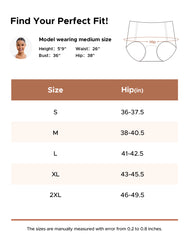 Women's Hi-Waist Seamless Briefs 3-Pack