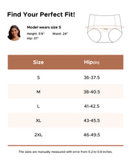 Women's Hi-Waist Seamless Briefs 5-Pack