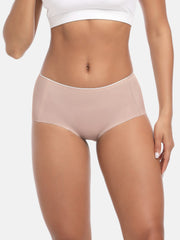 Women's No Show Briefs High Waist 3-Pack