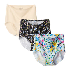 Women's Hi-Waist Seamless Briefs 3-Pack