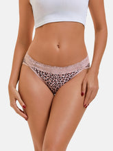 Women's High Cut Lace Bikini Panties 4-Pack