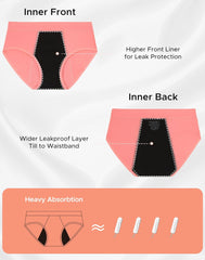 Girls‘ Heavy Flow Period Underwear Ages 10-18 3-Pack