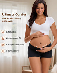 Women’s Maternity Under Bump Boyshorts 4-Pack