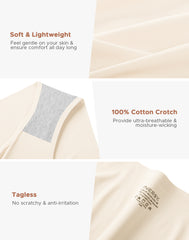 Women's Seamless No Show Bikini 6-Pack