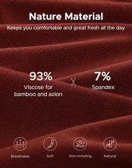 Women's Bamboo Boyshorts 5-Pack