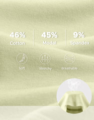 Women's Cotton Modal High Cut Hipster 5-Pack