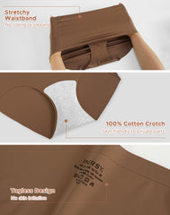 Women's Hi-Waist Seamless Briefs 5-Pack