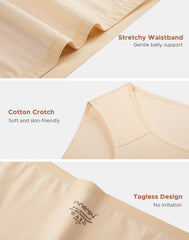 Women’s Plus Size High Cut Briefs 4-Pack