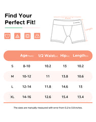 Girls’ Aged 8-16 Period Trunks Underwear 3-Pack