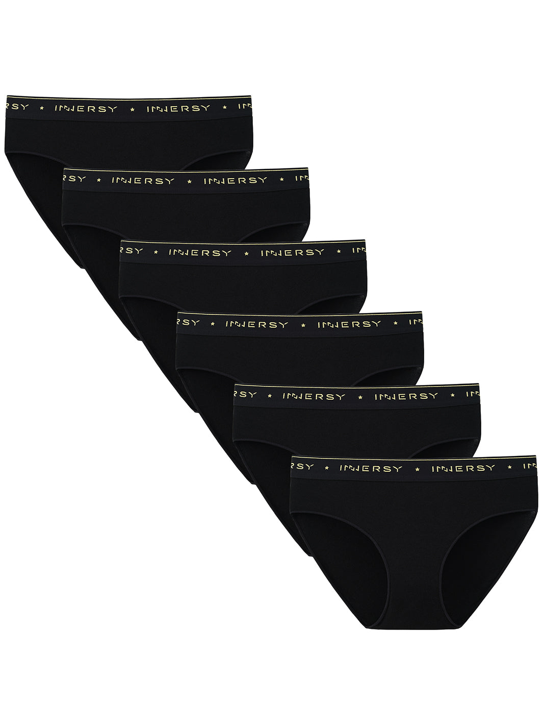 Women's Cotton Hipster Bikini Panties 6-Pack – Innersy Store
