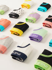 Girls‘ Aged 8-16 Contrasting Color Briefs 6-Pack