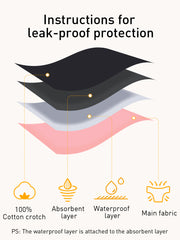 Girls’ Aged 8-16 Period Underwear 3-Pack