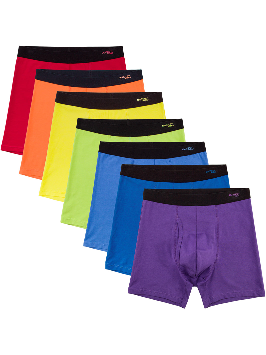 3 Packs Quick Dry Polyamide Boxer Briefs With Pouch