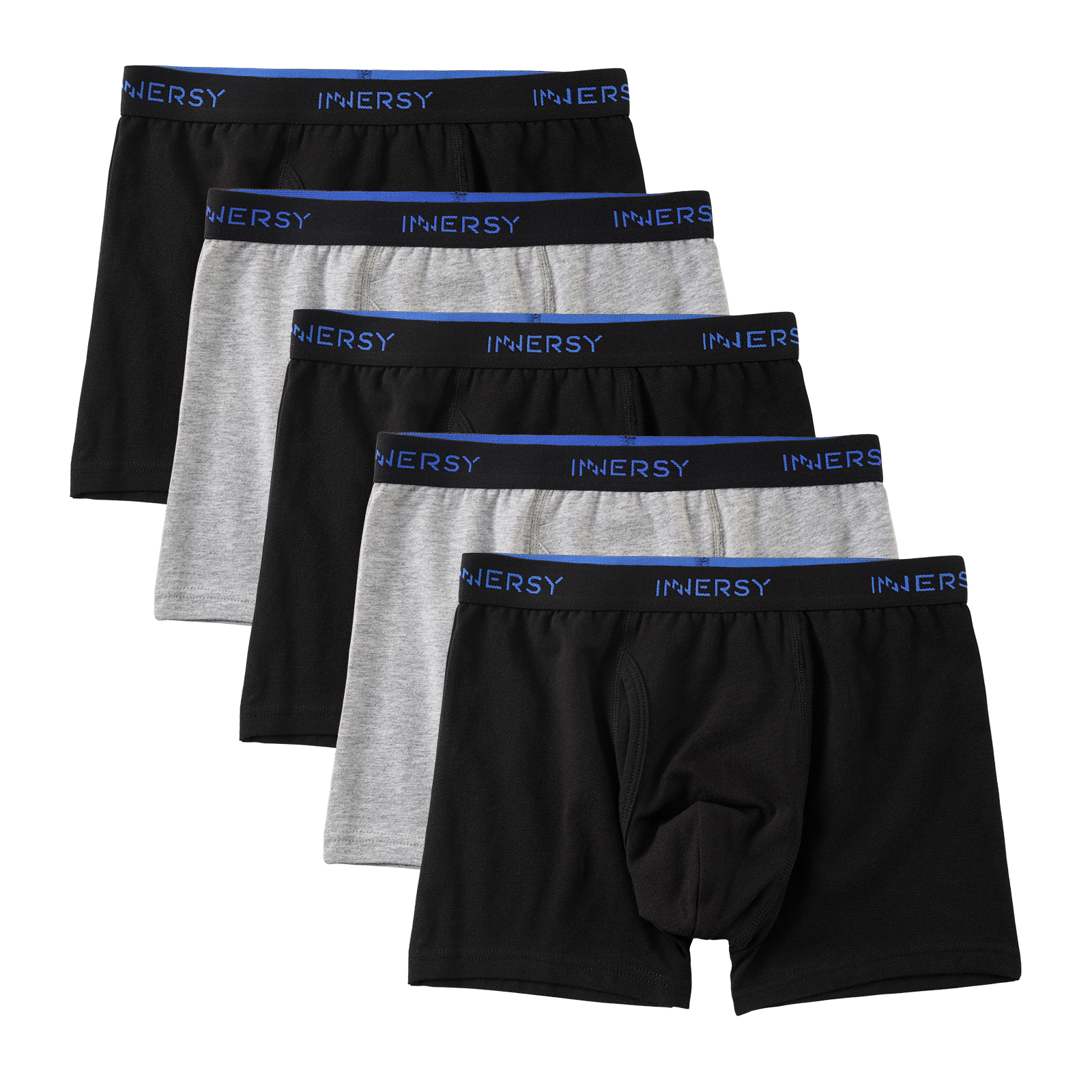 Boys Aged 6-18 Cotton Boxer Briefs 5-Pack