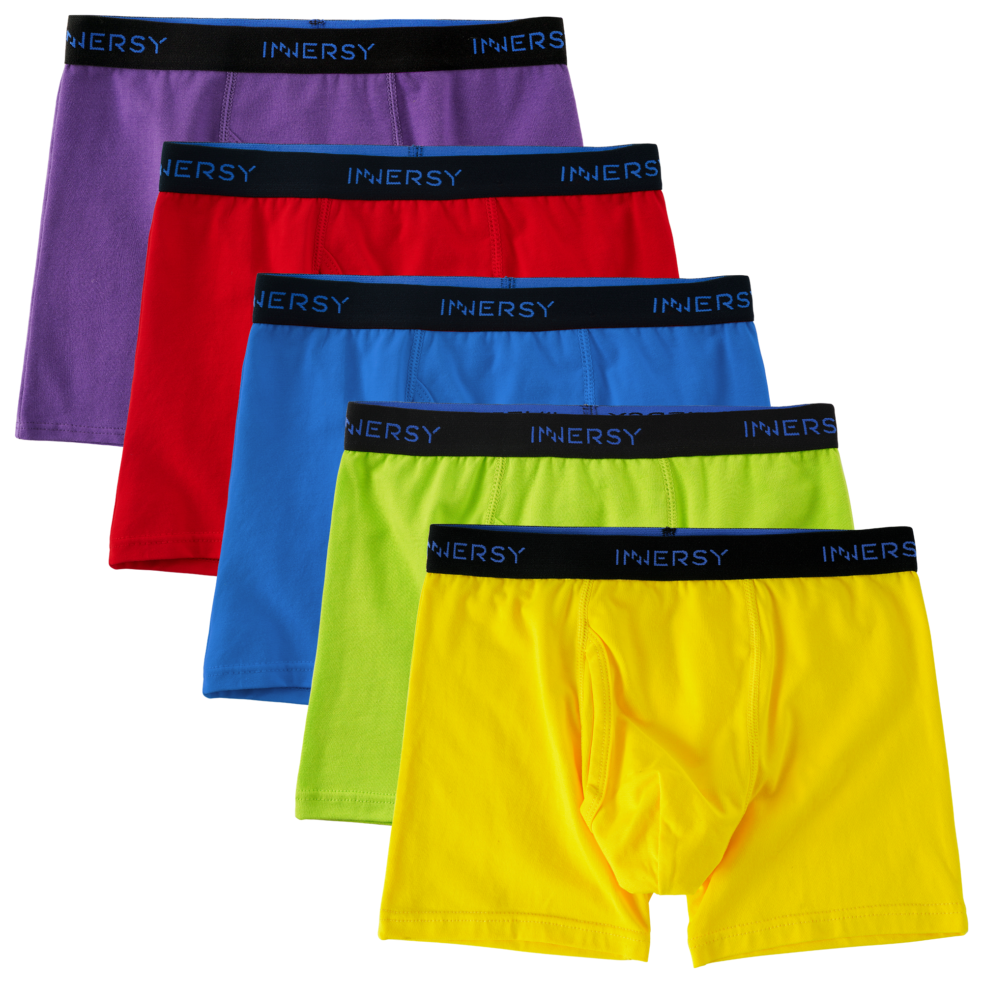 Boys Aged 6-18 Cotton Boxer Briefs 5-Pack