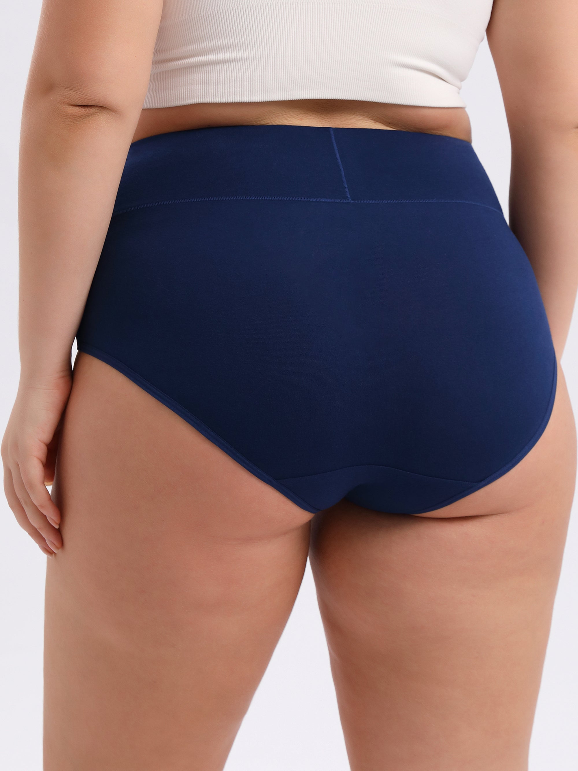 Women's Plus Size High Waisted 4-Pack