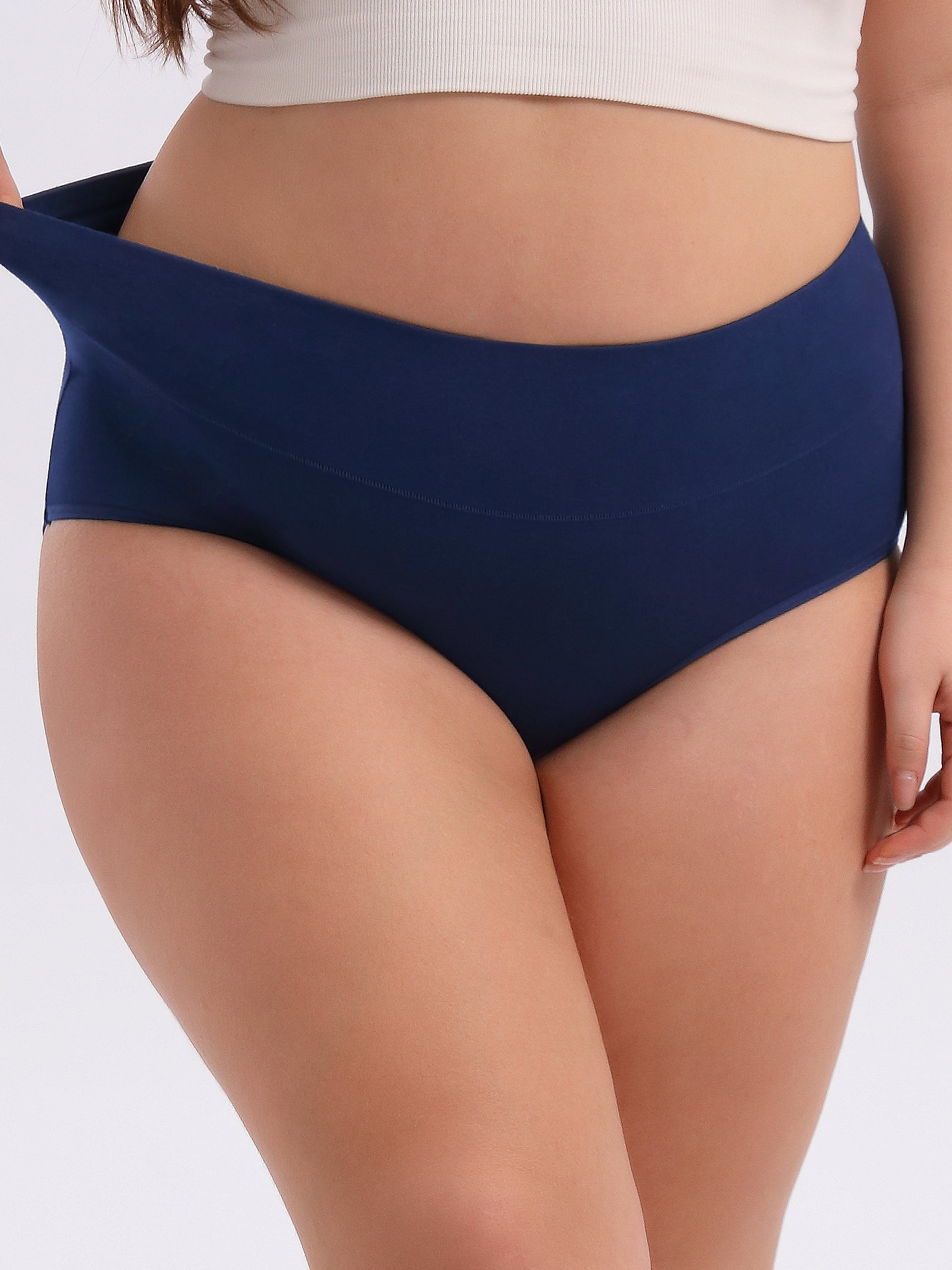 Women's Plus Size High Waisted 4-Pack