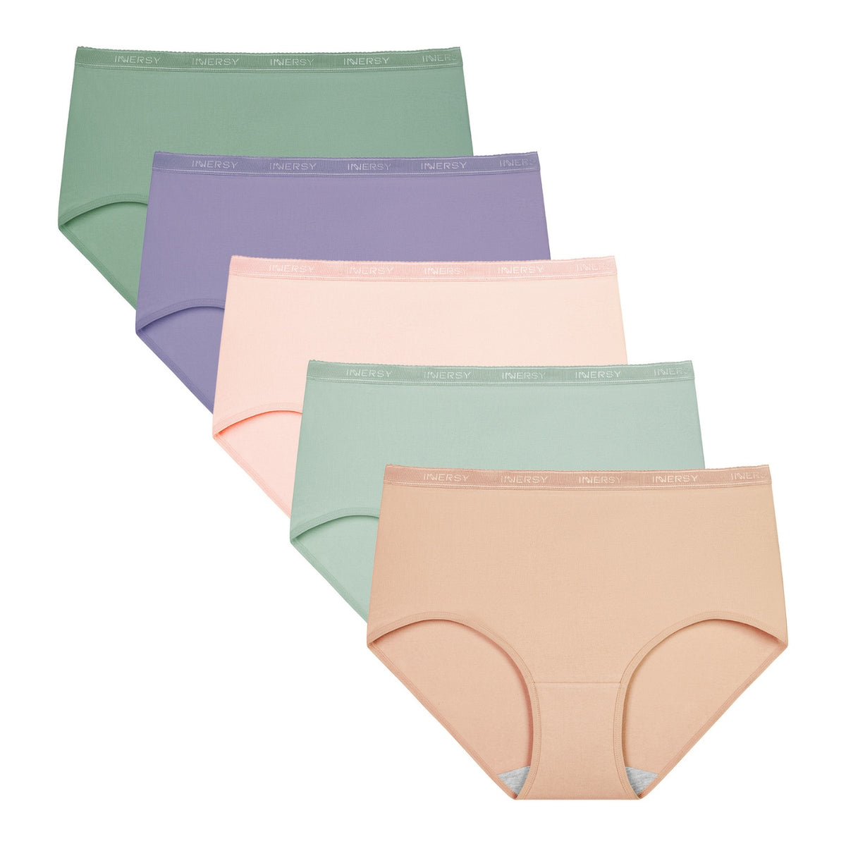 Women's Plus Size Briefs 5-Pack