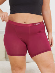 Women's Modal Plus Size Boyshorts Panties 2-Pack